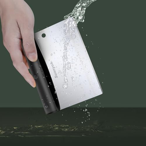 Suanyok Bench Dough Cutter-Flexible Plastic Bowl Scraper Kitchen