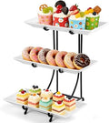 3 Tier Serving Tray Set for Party, Pre-Assembled Charcuterie Boards