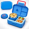 Bento Lunch Box 1283ML/ 43 oz with 391 ML/ 13 oz Food Jar, Ice Pack