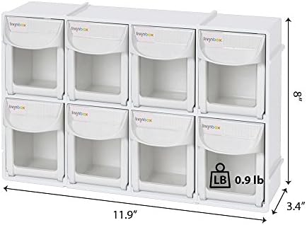 livinbox Tilt-Out bin, 8 compartments Sewing and Craft Parts Cabinet