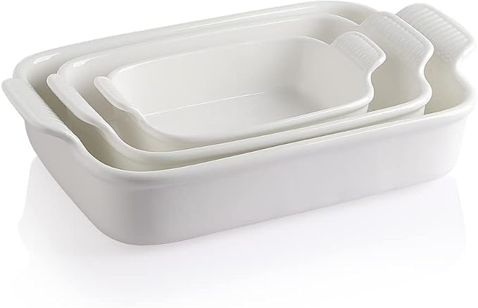Sweejar Baking Pans Set, Ceramic 9x13 Baking Dish by Sweejarco1949