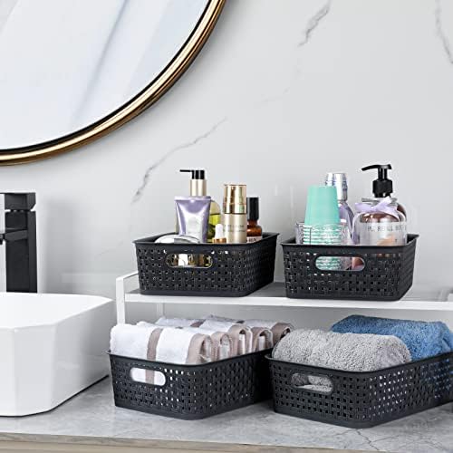 12 Pack Plastic Storage Baskets