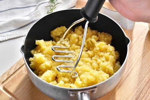 Potato Masher - Stainless Steel Wire Kitchen Tool for Mashing