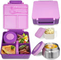 SOHIDA Bento Box with 10oz Soup Thermo: Kids Leakproof Lunch Box with