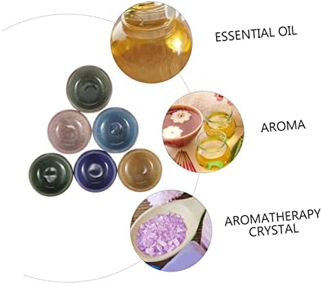 6 Piece Thai Style Ceramic Essential Oil Blending Bowls Set