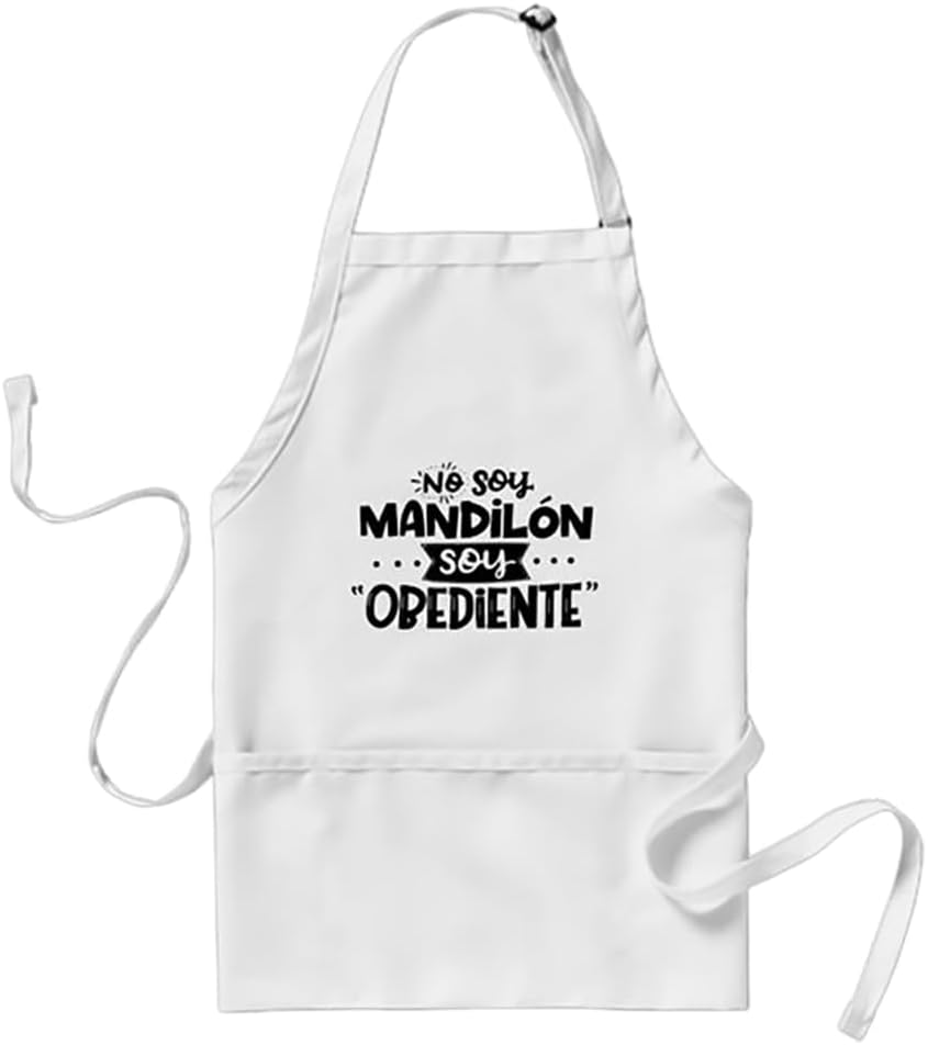 No Soy Mandilon Soy Obediente Adult Apron I'm Not Mandilon I'm