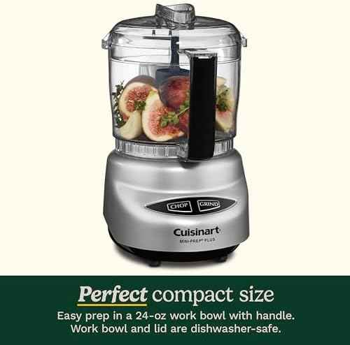 Cuisinart Mini Food Processor, Reversible Blade, 3-Cup Capacity