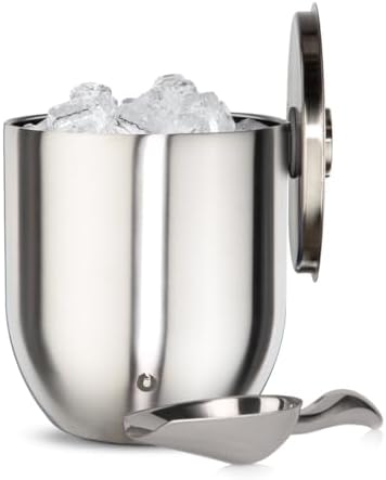 Snowfox Plus - Insulated Ice Bucket with Lid/Scoop, Premium Vacuum