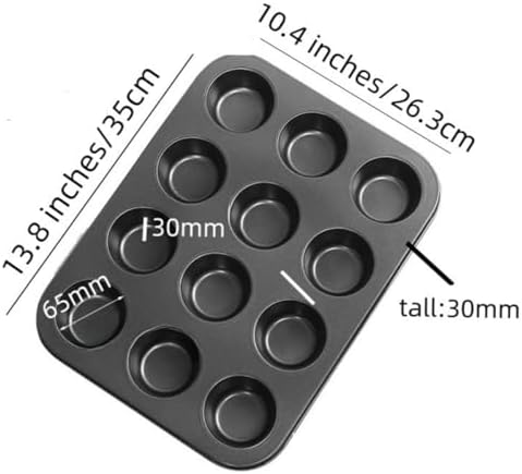 2-Pack 12-Cup Muffin Pan, Nonstick Bakeware