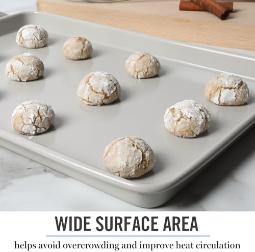 Martha Stewart Gallen 15 x 10 Inch Nonstick Carbon Steel Cookie Sheet