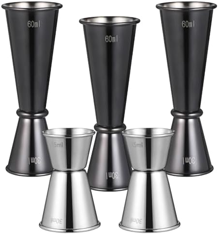304 Stainless Steel Cocktail Jigger Set Xmas 15/30ml and 30/60ml