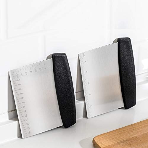 GREENRAIN Dough Scraper Stainless Steel Bench Scraper Bread Cake