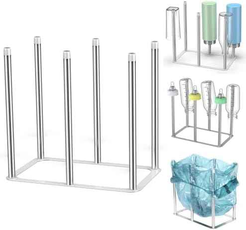 Shineflow Water Bottle Drying Rack, Stainless Steel Rack for Water