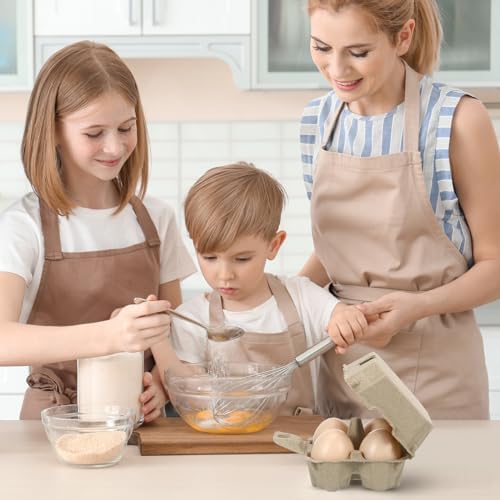 Garneck 10Pcs Egg Carton, Reusable Stackable Tray