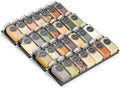 4 Tier Spice Rack Drawer Organizers, Seasoning Jars Drawers
