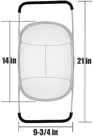 Fine Mesh Colander Over The Sink 6 Quart Stainless Steel Strainer