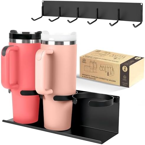 Magnetic Stanley Cup Holder for Refrigerator, Water Bottle Organizer