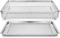 Univen Stainless Steel Upgraded Baking Tray Pan and Air Fryer Basket