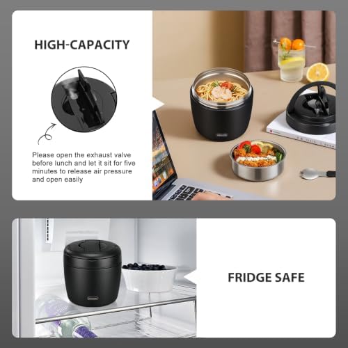 wiwens Thermo Food Jar for Hot Food 32OZ Soup Thermo Lunch Containers