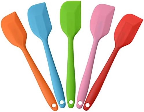 Silicone Spatulas, Small Rubber Spatula With Solid Stainless Steel