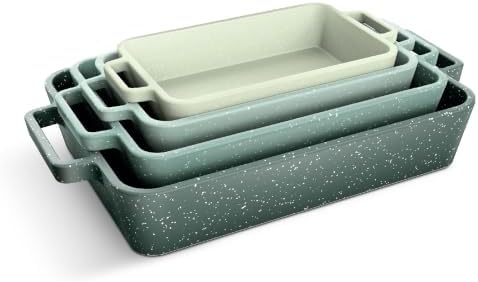 COOK WITH COLOR Ceramic Bakeware Set of 4 with Handles