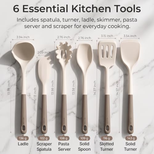 6-Piece Silicone Utensils Set