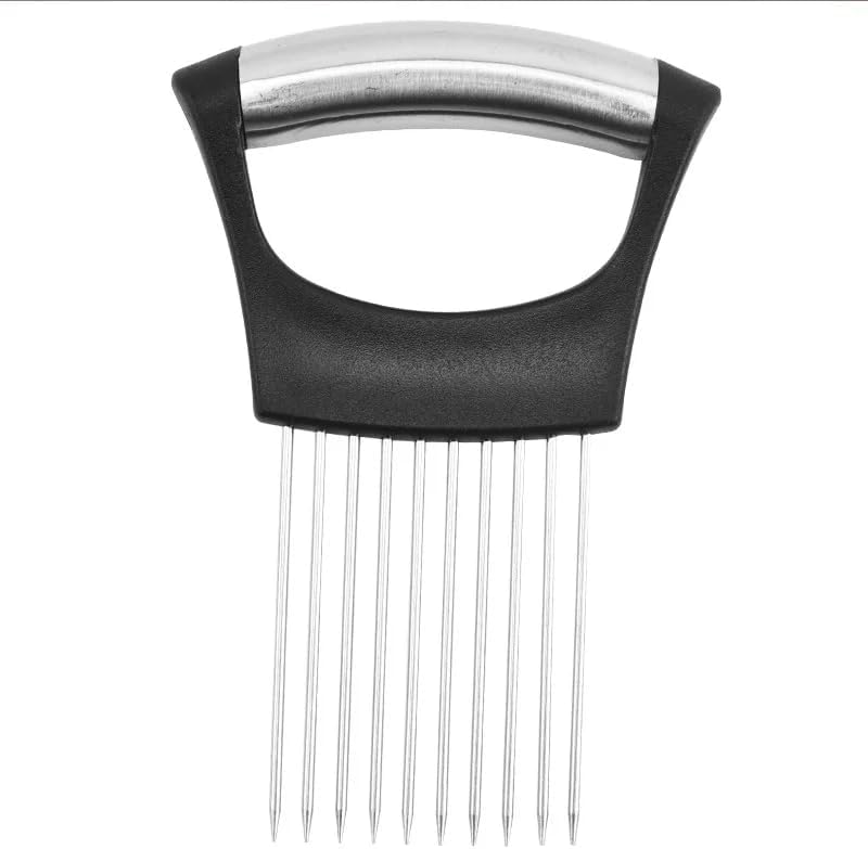 Onion Holder for Slicing, Stainless Steel Tomato Slicer Vegetable