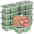 Bentgo Prep - 2-Compartment Snack Containers with Lids - Reusable