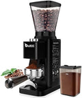 binROC Electric Conical Burr Coffee Grinder, Black