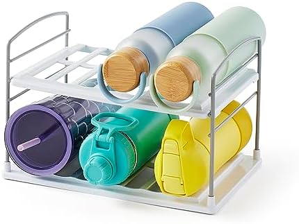YouCopia UpSpace Water Bottle and Travel Mug Cabinet Organizer