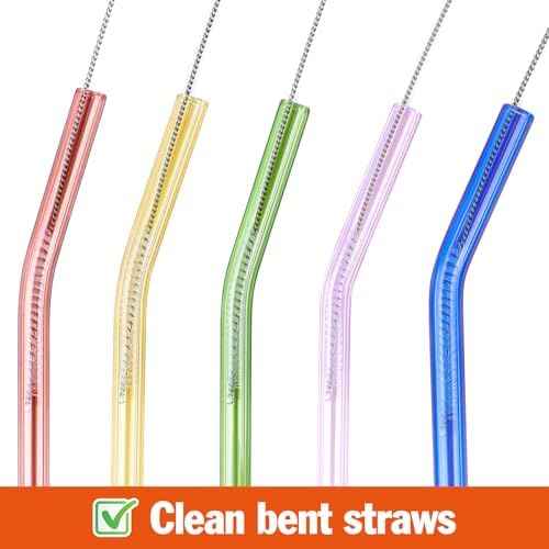 AZEN 15 Pack Straw Cleaner Brush Set, 12 Inch