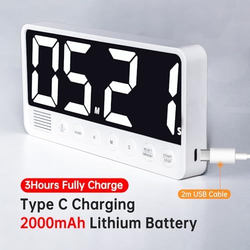 Digital Kitchen Timer, 7.1” Extra Large Display