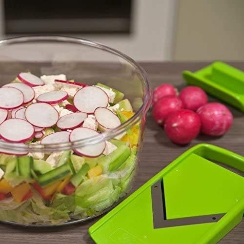 Kitchen Mandolin Slicer, Slicer and Grater, Stainless Steel Blades