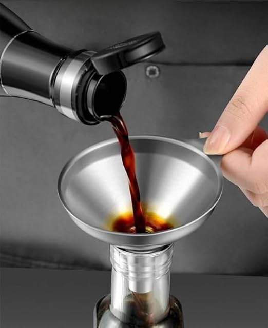3PCS Kitchen Funnels Set, Stainless Metal Funnel - Image 6