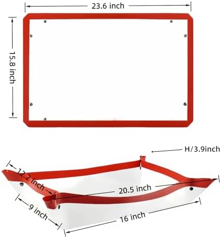Extra Large 23.6"x15.8" Full Size Silicone Baking Mat with Snap Lock