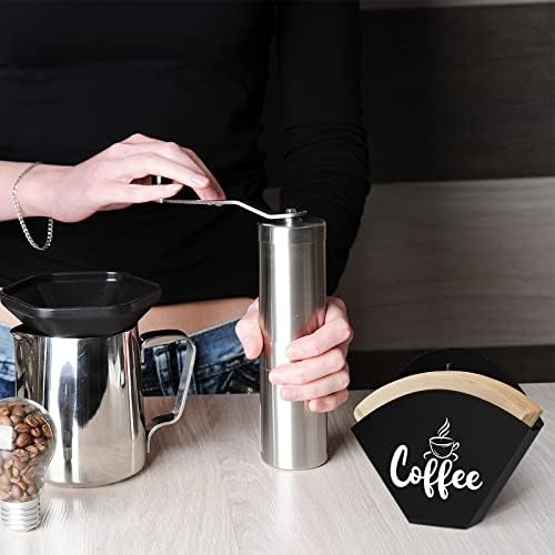 Yalikop Cone Coffee Filter Holder Farmhouse Dispenser Wall Mount