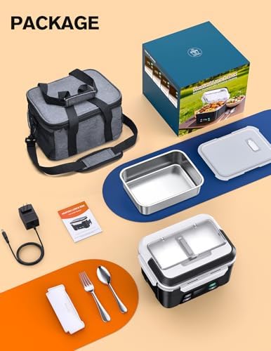 EAST OAK Cordless Electric Lunch Box, 6.3 Cups