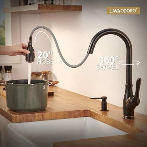 Lava Odoro Pull-Down Kitchen Faucet, Oil Rubbed Bronze