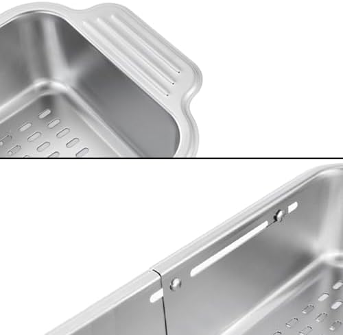 TopHomer Extendable Colander Strainer Over the Sink, Retractable