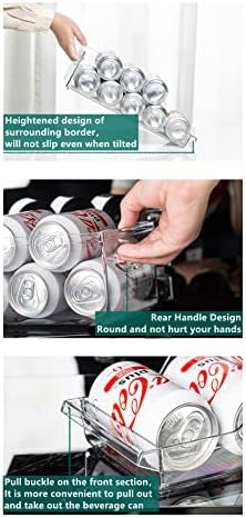 Xicennego 2-Pack Soda Can Organizer, Holds 9 Cans