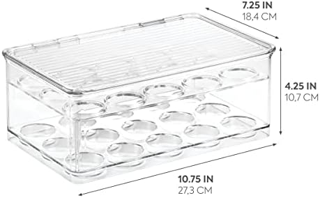 iDesign Stackable Coffee Pod Holder, Clear