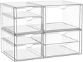 Stackable Storage Drawers, Acrylic Organizers,7 Drawers
