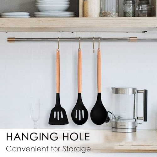 Kitchen Utensils. Set of 3, Silicone Cooking Utensils Set