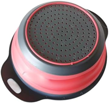 Collapsible Colander and Fruit Bowl with Drainage Base