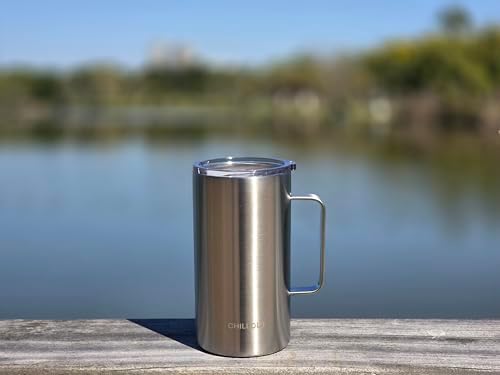 CHILLOUT LIFE Stainless Steel 20 oz Vacuum Insulated Coffee Mug with