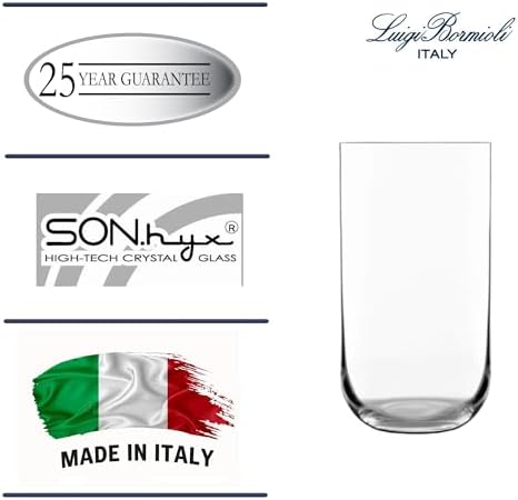 Luigi Bormioli Sublime Highball Glasses, 20 Oz - Clear, Set of 4