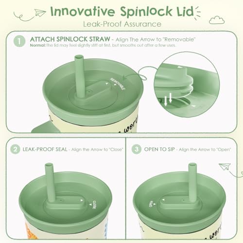 SANDJEST Inspiration Tumbler 20oz with Handle and Silicone Straw