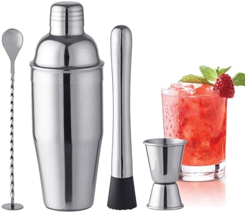 25oz Cocktail Shaker Set Martini Shaker Set with Margarita Mixer Drink
