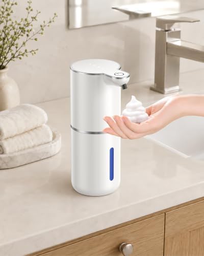 Fantictas Automatic Foaming Soap Dispenser Touchless, 4 Adjustable