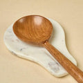 Marble Spoon Rest –Kitchen Utensil Holder, Heat-Resistant & Non-Slip